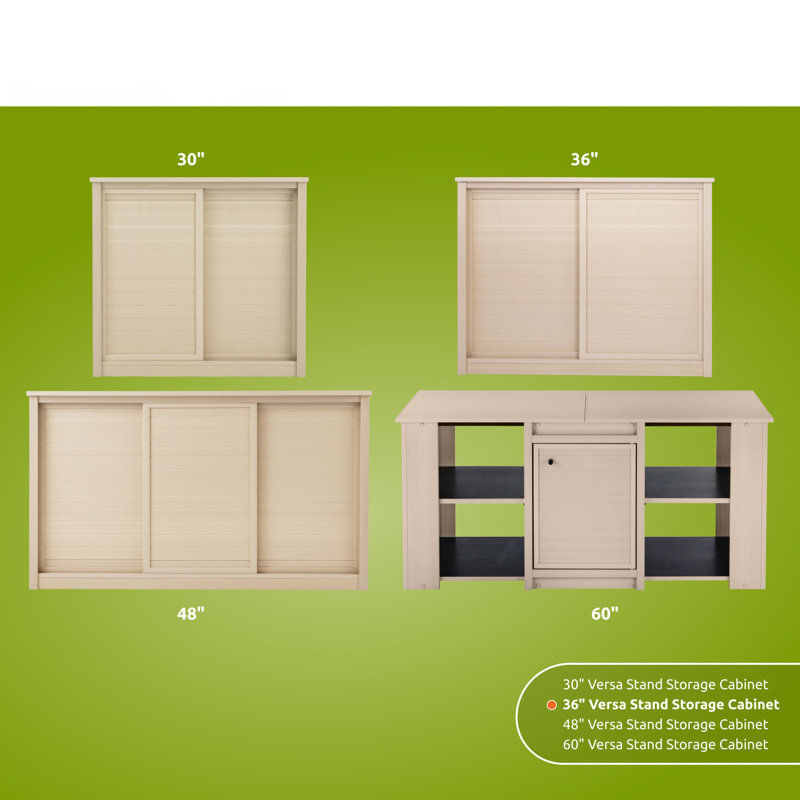 Armoire de rangement pour animaux 36 po Deneishia Versa, Érable