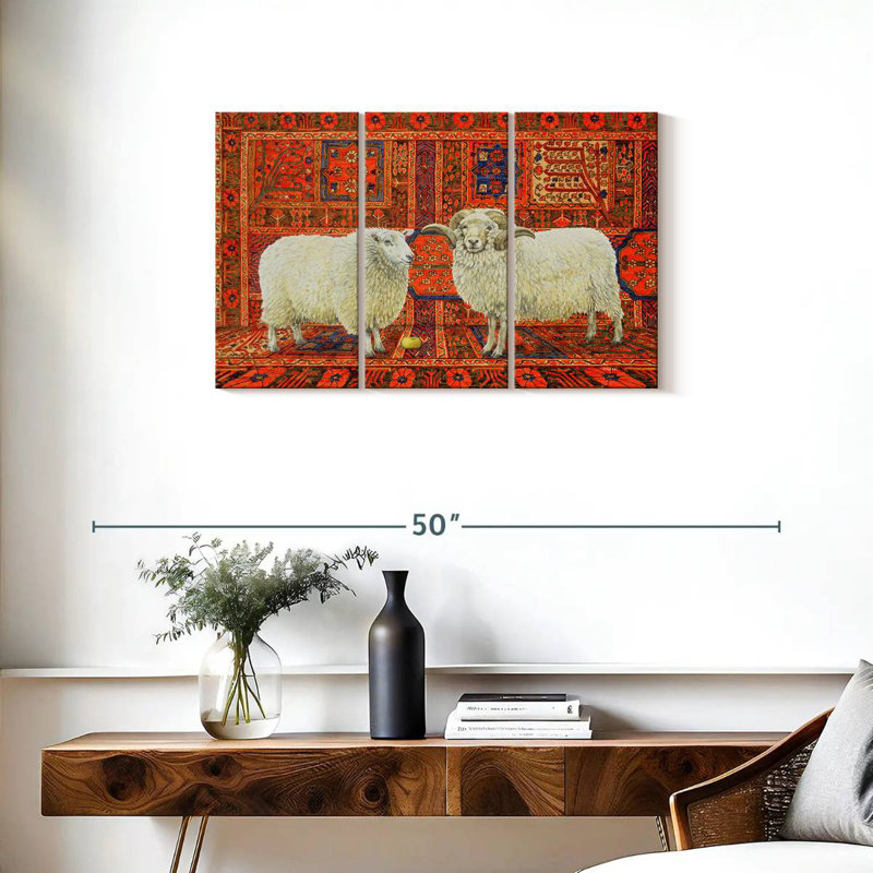 Brampt Persian Wool, 20" H x 33" W