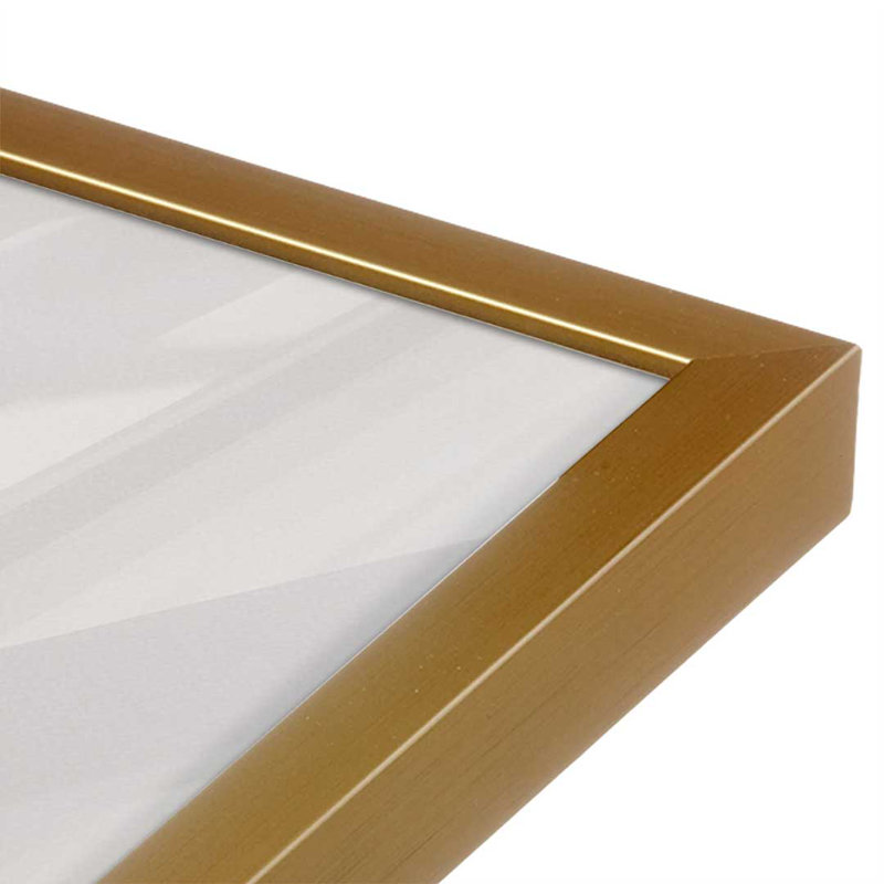 Atlantic Edge by Nathan Larson Art Print, 24" H x 36" W, Gold