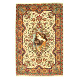 Burnstad One-of-a-Kind Rectangle 4'11" X 3'2 Hand Knotted Area Rug