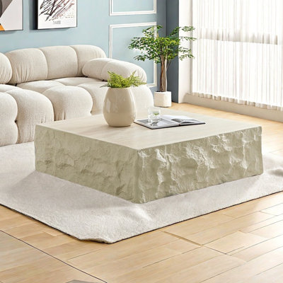 Table basse moderne simple wabi-sabi