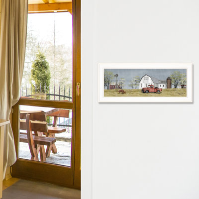 «Spring on the Farm», art mural encadré pour le salon, impression murale par Billy Jacobs