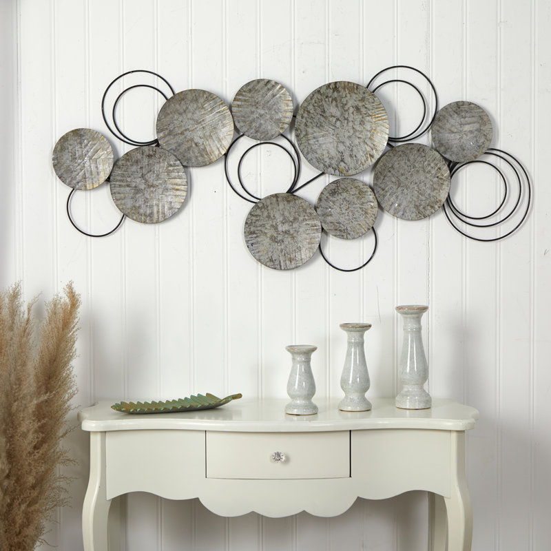 Boho Abstract Wall Decor on Metal