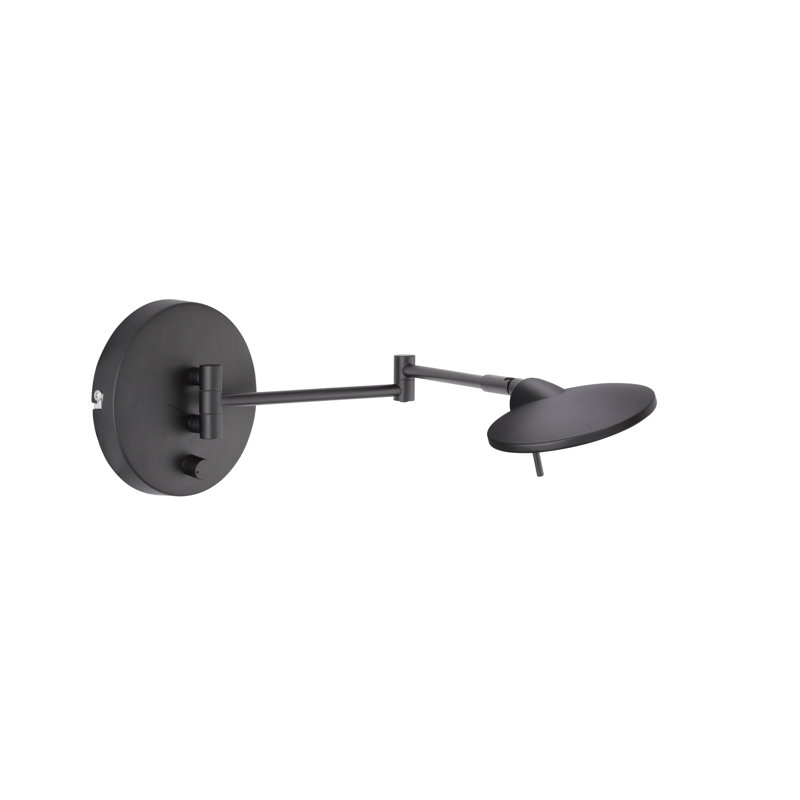 Aristarchos 1-Light Swing Arm Lamp, Black