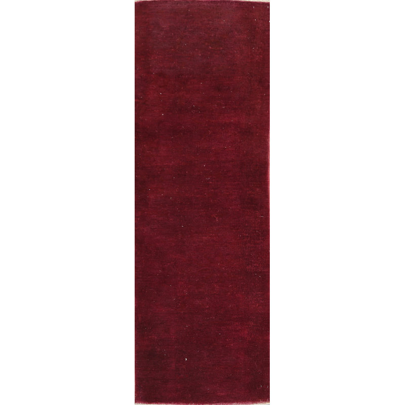 Tapis de couloir à motif persan surteint teint à la main Hilltop