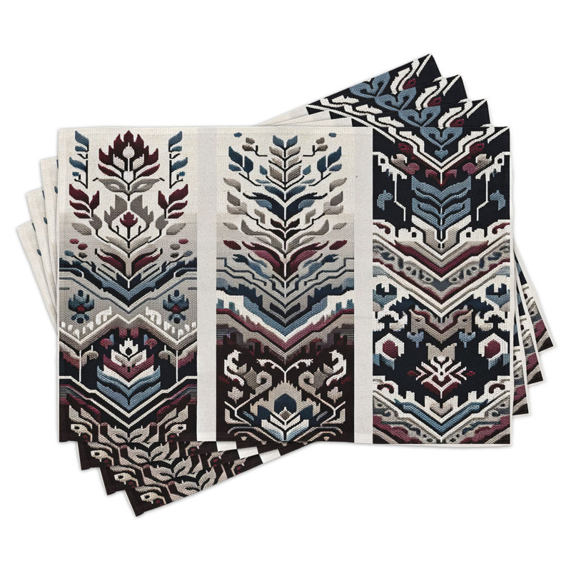 Ensemble de 4 napperons Ambesonne Southwestern