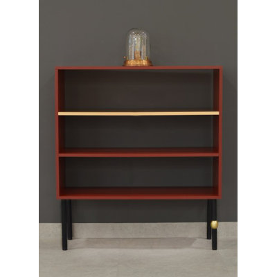 Plum 112cm H x 100cm W Standard Bookcase