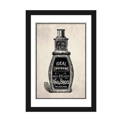 « poison », publicité rétro sur toile tendue