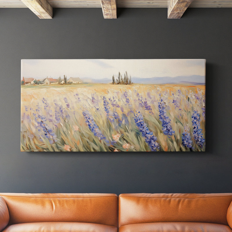 Botanical Series-CCDXV- Toile tendue avec châssis - Prêt à accrocher, H 20 po x l 40 po