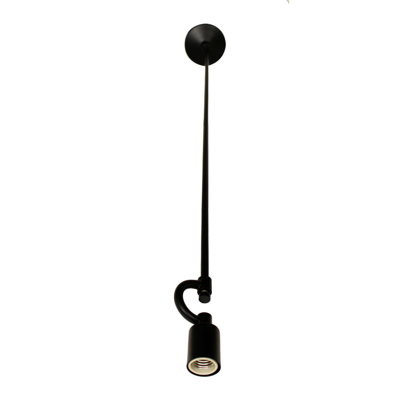 Luminaire suspendu en tissu satiné noir et tissu pour 3 lumières avec cordon en tissu pour l'éclairage domestique