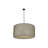 36"W Cilindro White Cotton Pendant