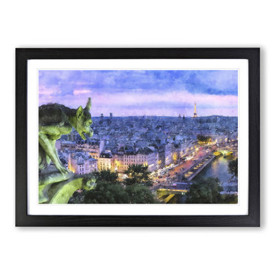 Paris Skyline Vol.2 - Picture Frame Painting