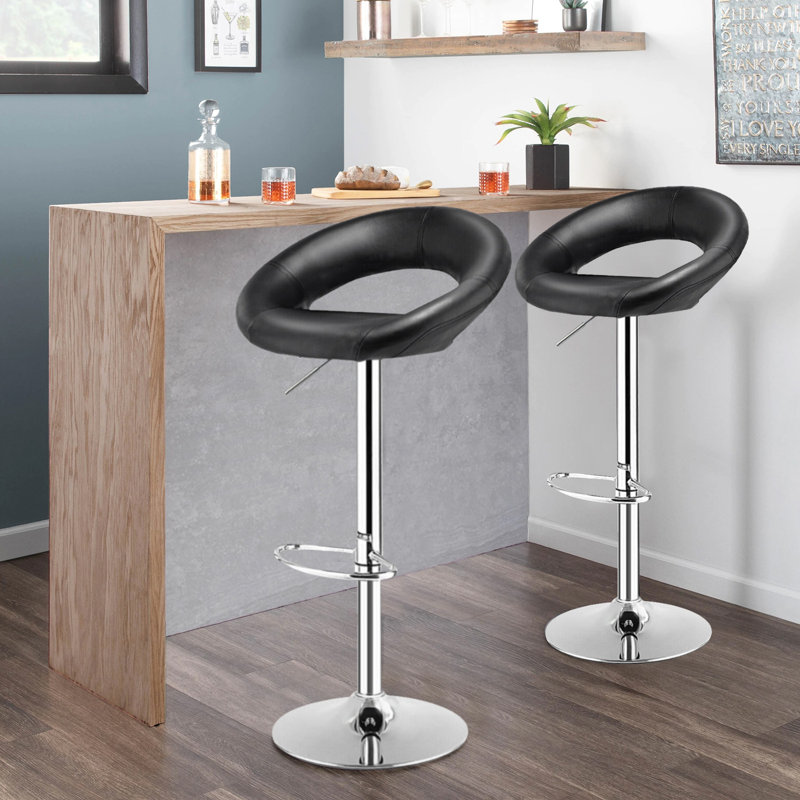 Tabouret de bar Molter, Noir