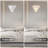 9-Light Dimmable Tiered Glass Chandelier