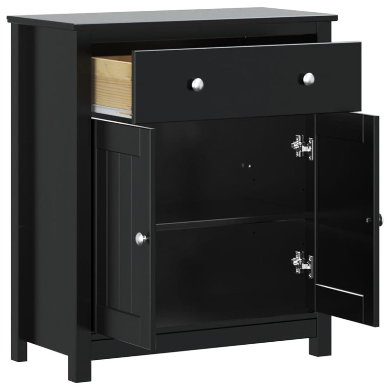 Kindel Freestanding Bathroom Cabinet, Black