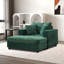 Chaise longue avec repose-pieds de rangement amovible-822829688