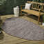 Tapis intérieur / extérieur beige / rouge Omid-1461879784
