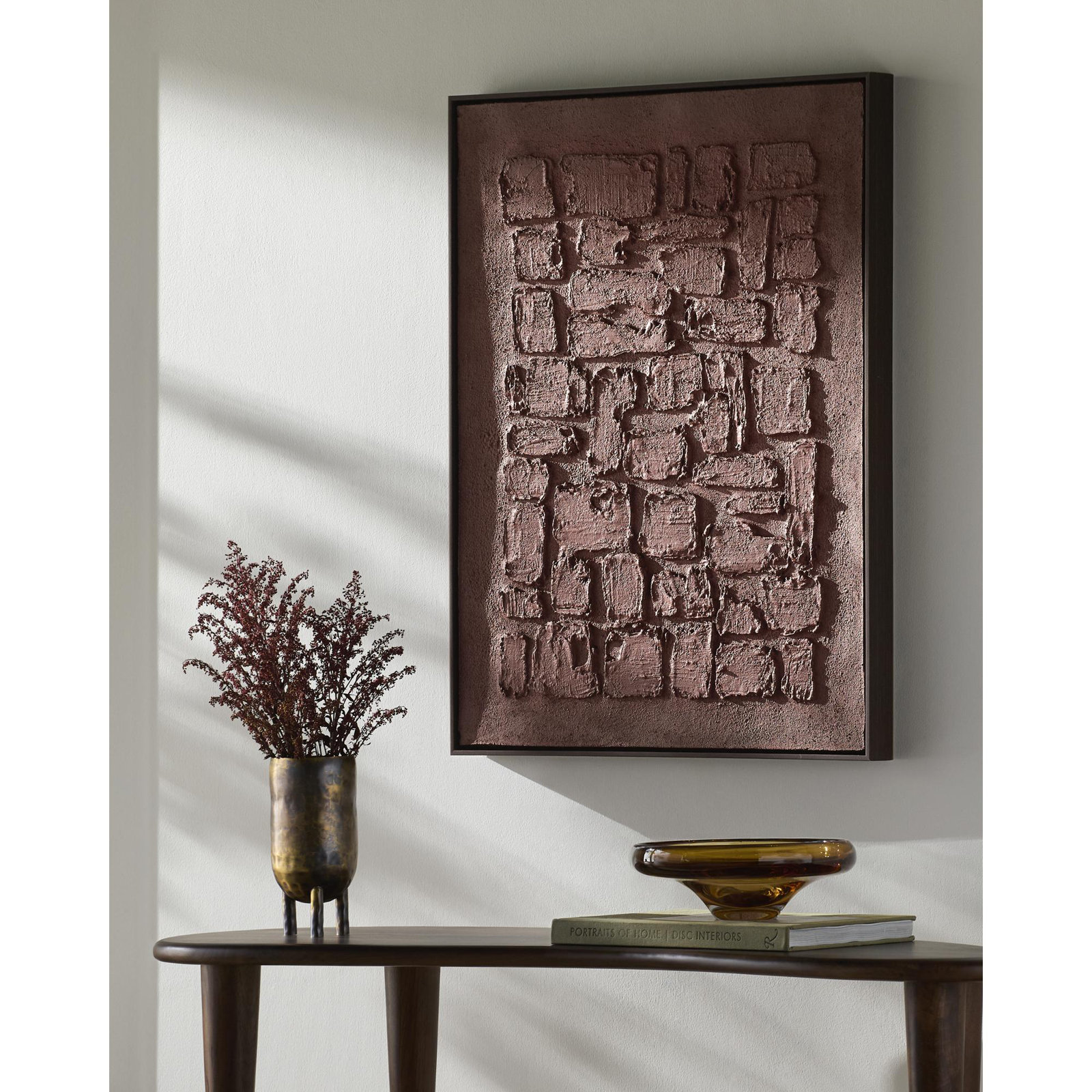 Ratcliff Framed Painting, Red