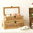 Blynda Rattan 2-Piece Decorative Box Set with Glass Top-2008410706