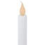 Ensemble de 4 bougies de Noël illuminées 9,25 po avec lumières DEL blanches et argentées