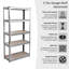Vida Metal Height -Adjustable Shelving Unit-19298070-19298071