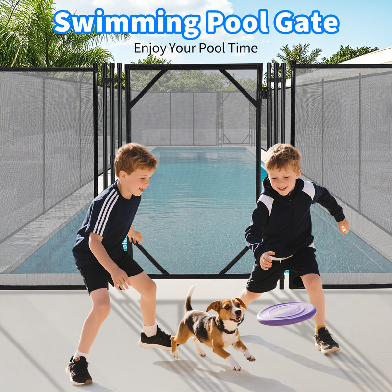 Composite Fiber Pool Fence Swimming Pool Safety Barrier Pool Safety Fence Child Safety Pool Fence Pool Perimeter Fence