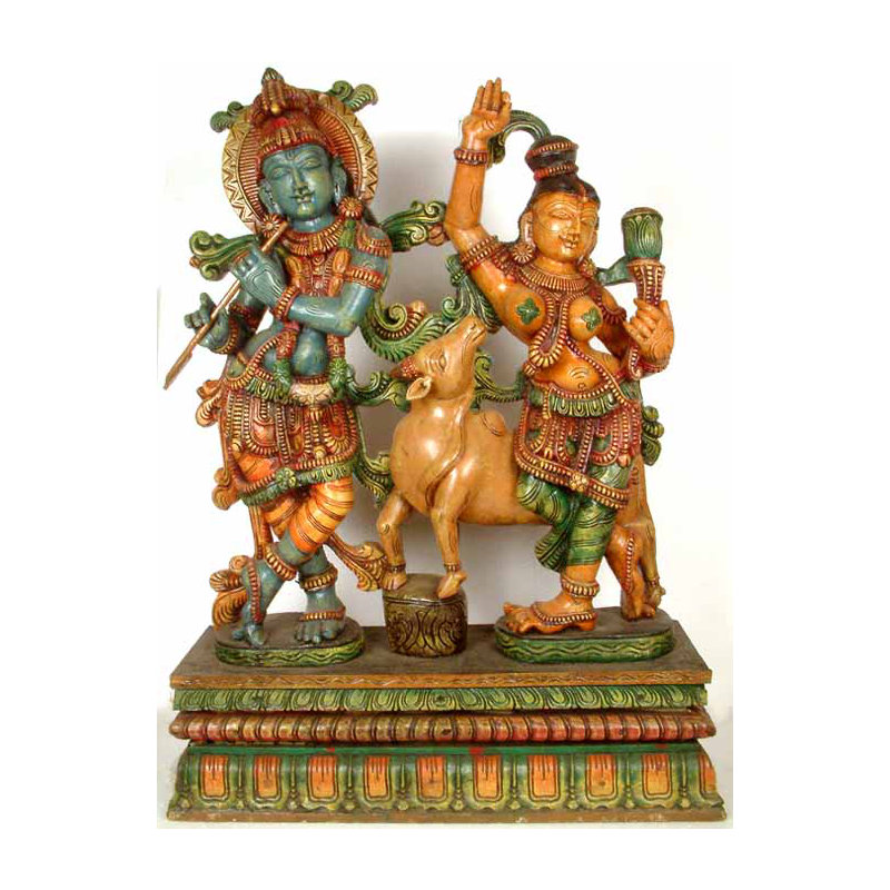 Radha danse au son de Krishna