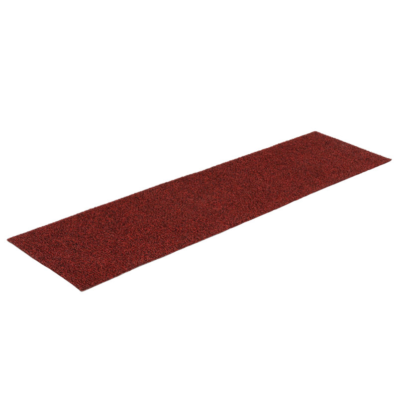 Brandun Self-adhesive Stair Mats Anthracite, Red, Rectangular 20cm x 76cm