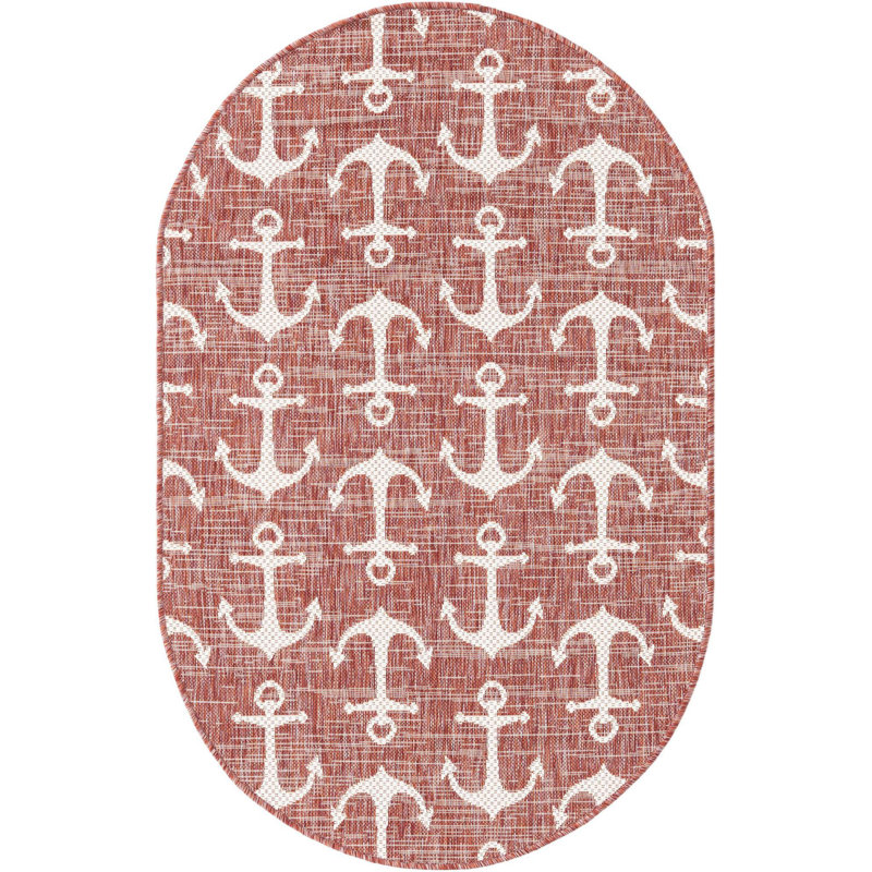 Indoor / Outdoor Rug, Oval 3'3" x 5'3"