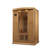 Dynamic Infrared Toulouse 2 Person Bluetooth Compatible FAR Infrared Hemlock Sauna