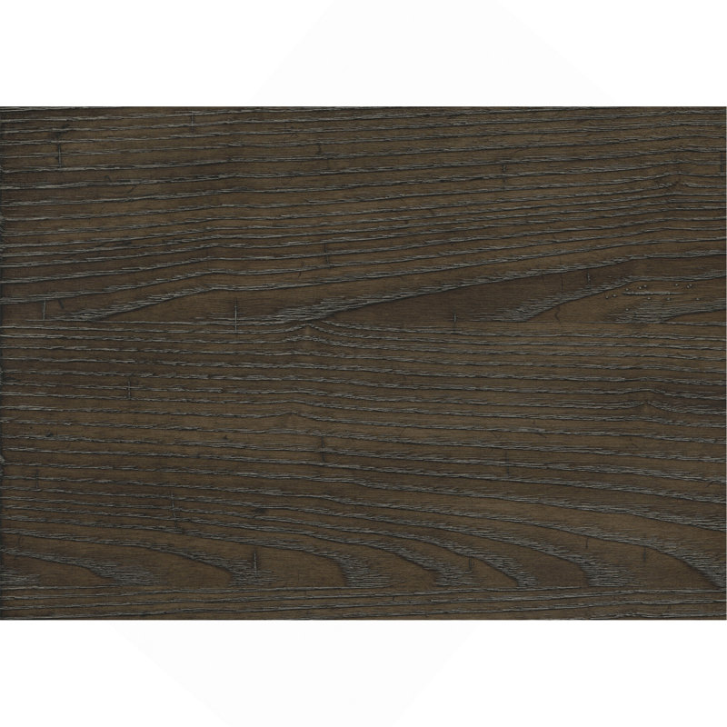 Ensemble de 2 fauteuils transitionnels gris et brun, tissu et revêtement de siège en bois