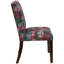 Chaise de salle à manger en coton Vidal en rose / bleu / vert-102834169-102834280