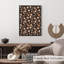 Motif floral d'automne sans cadre