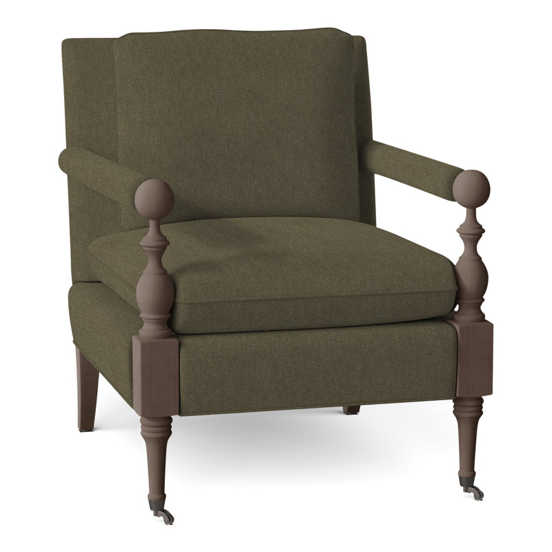 Leslie Armchair, Hazelnut, Perigold Banks Balsam