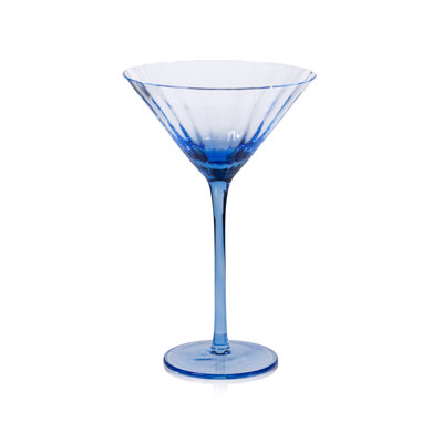 Boulder Ribbed Martini Glass