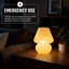 Lampe champignon sans fil Cloud-Design, fonctionnant sur piles et dotée d'une minuterie