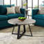 Table basse ronde à pieds croisés Paramus-1442561094-1430314570