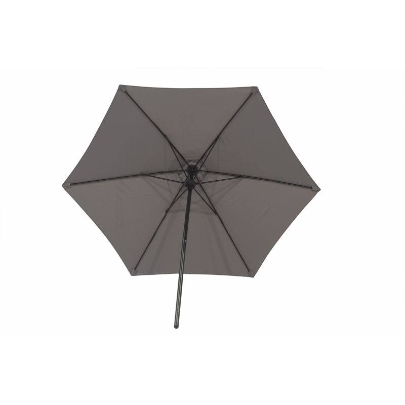 Parasol de marché 7 pi 5 po Gatzke, Gris