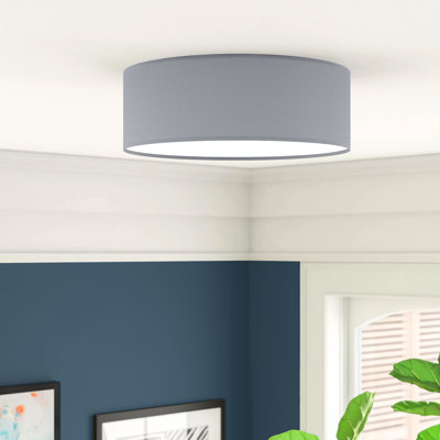 Aida Fabric Flush Mount