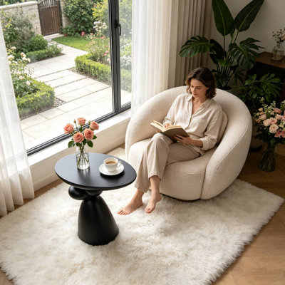 Table d'appoint Modern, table d'appoint 20 po