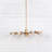 Annunzio 18 - Light Iron Sputnik Modern Linear Chandelier-1447799661