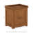 Loon Peak® Ermont 20.3'' W 1 Gallons Water Resistant Solid Wood Deck Box in Natural