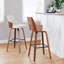 Tabouret de bar et de comptoir Saltram avec repose-pieds carré (ensemble de 2)-88309808-88309809-90140855