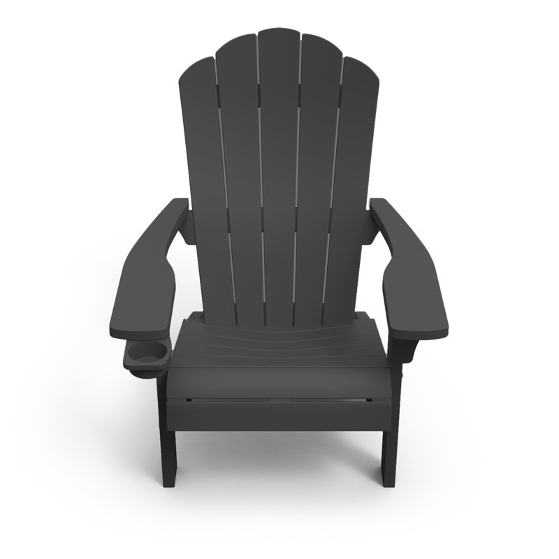 Keter Alpine Adirondack Chair, Black