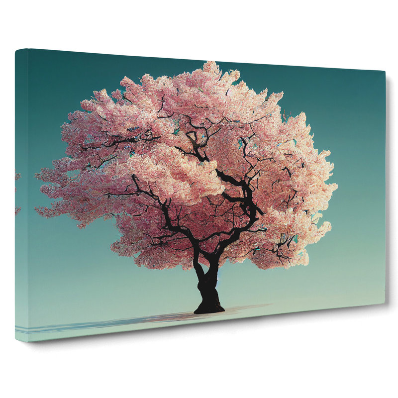 Pretty Cherry Blossom Tree - Wrapped Canvas, 50cm H x 76cm W x 3cm D