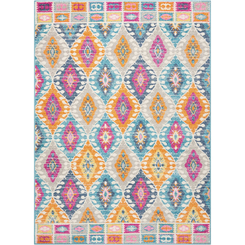 Justien Tribal Area Rug, Rectangle 1'10" x 2'10"