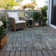 Machine Washable Indoor/Outdoor Claudian ACN1237 Fern Rug