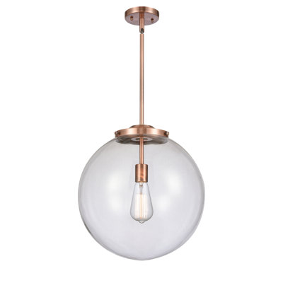 Luminaire suspendu simple à 1 lumière Frederick