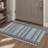 Haven Modern Machine Washable Blue Indoor Area Rug with Non-Slip Backing-1488962166
