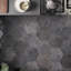 Kalay 9" Hexagon Polished Porcelain Tile-189182000